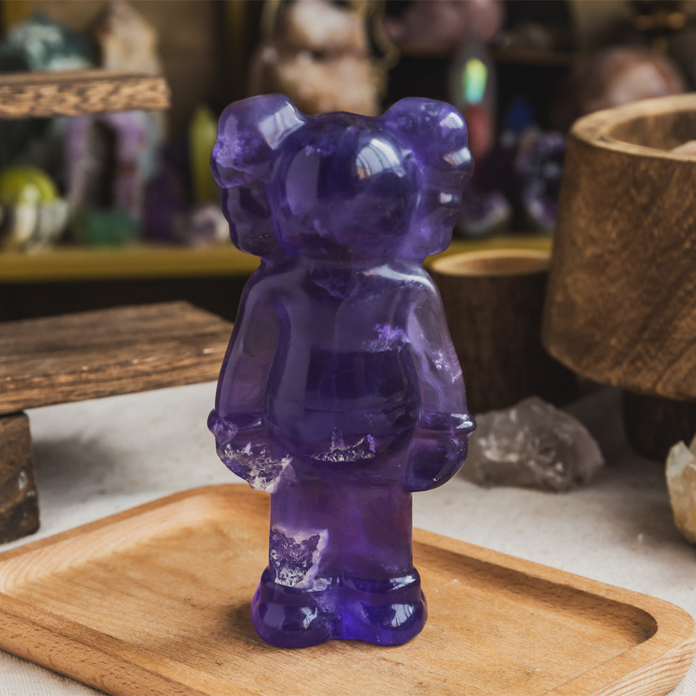 Reikistal Purple Fluorite Kaws