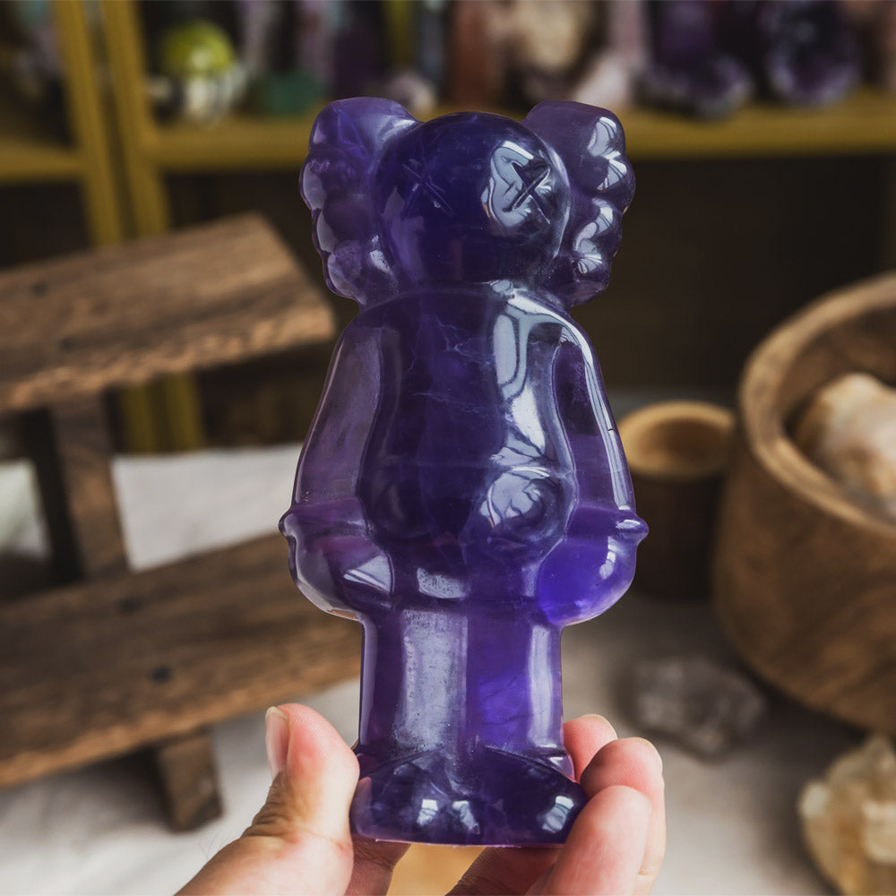 Reikistal Purple Fluorite Kaws