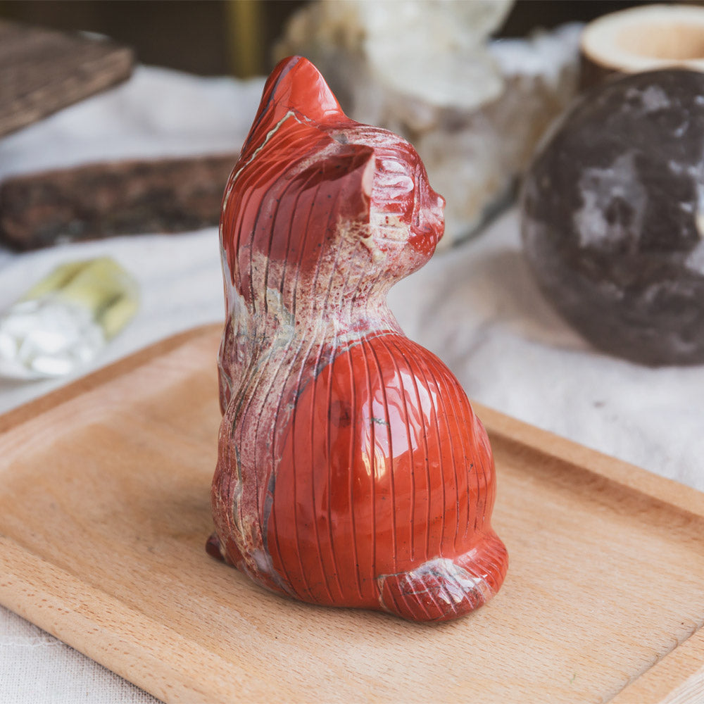 Reikistal Red Jasper Cat