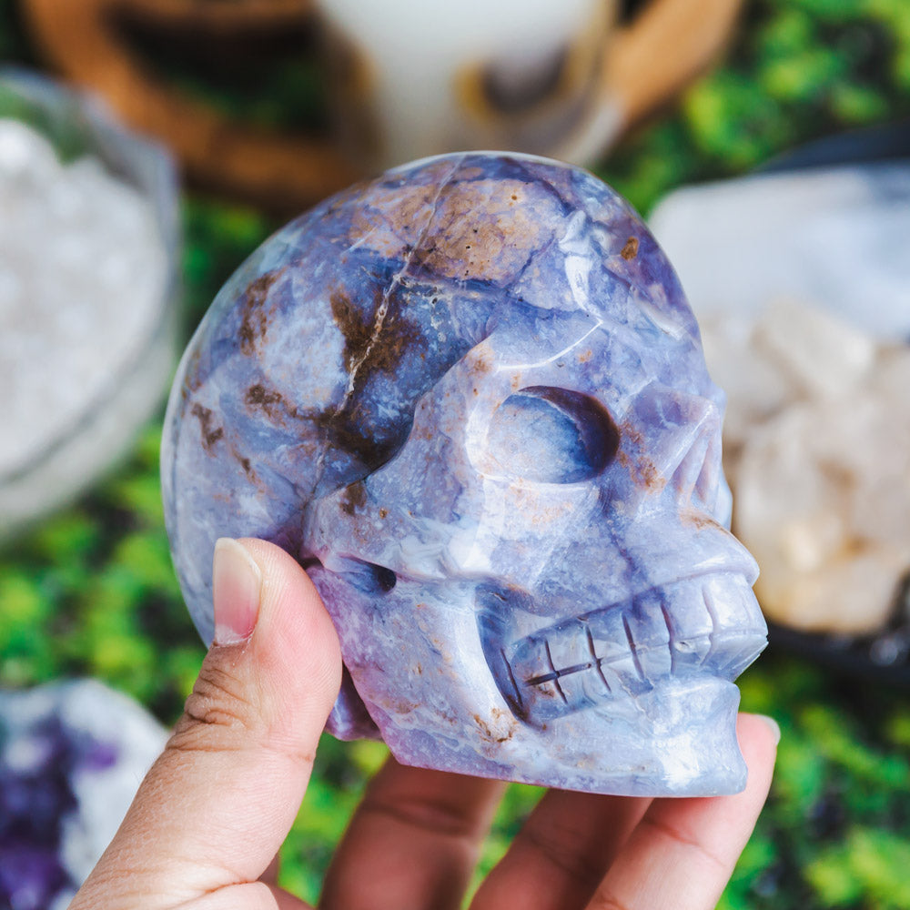 Reikistal Ocean Jasper Skull