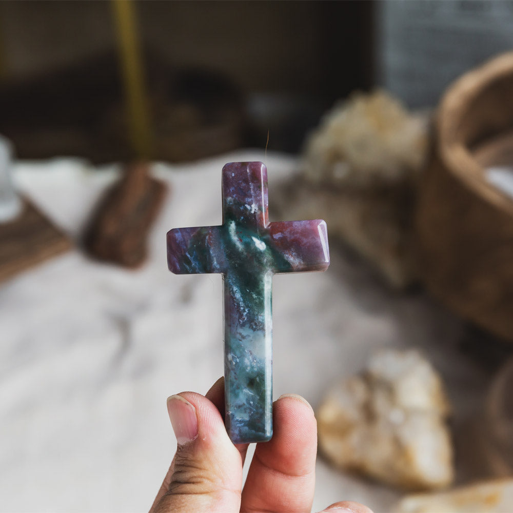 Reikistal Ocean Jasper Cross