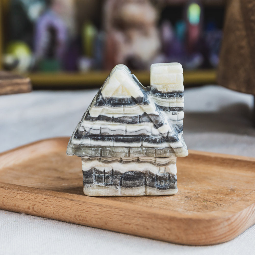 Reikistal Zebra Calcite House