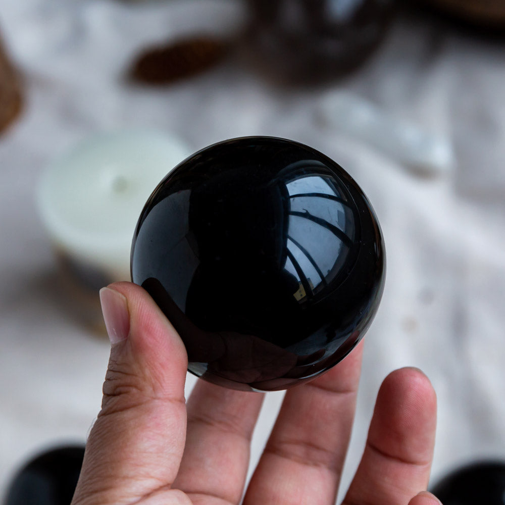 Reikistal Obsidiankugel