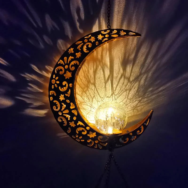 Reikistal Solar Mond oder Sonne Windspiel Ornamente