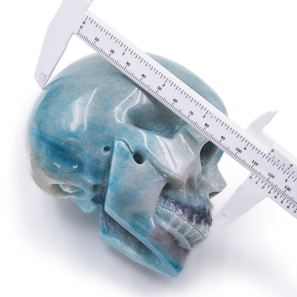 Reikistal Trolleite Hollow Out Carving Skull