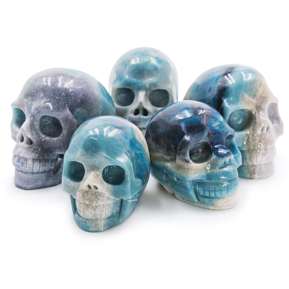 Reikistal Trolleite Hollow Out Carving Skull